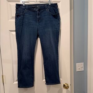 Chico's Dark Blue Ankle Jeans